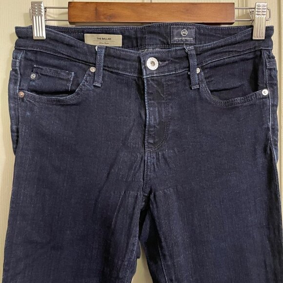 Adriano Goldschmied Womens Dark Wash Mid Rise The Ballad Slim Boot Jeans Size 26 - Picture 6 of 9